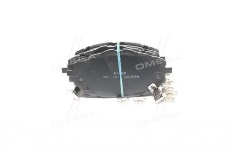 Колодка гальм. диск. TOYOTA COROLLA, AURIS 13- передн.  RIDER RD.3323.DB3598