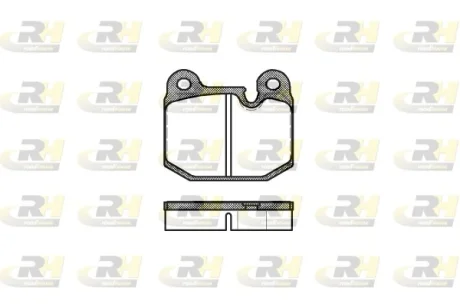Гальмівні колодки дискові ROADHOUSE 2014.10