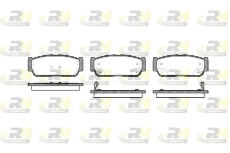 Гальмівні колодки дискові ROADHOUSE 21063.02