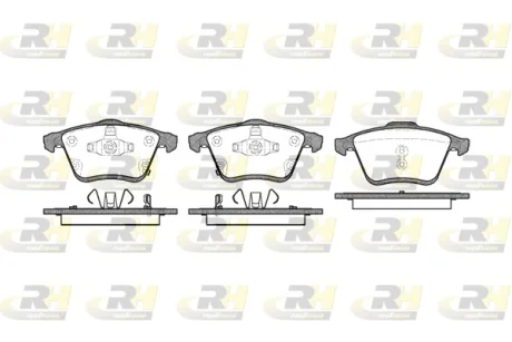 Гальмівні колодки дискові ROADHOUSE 21182.02