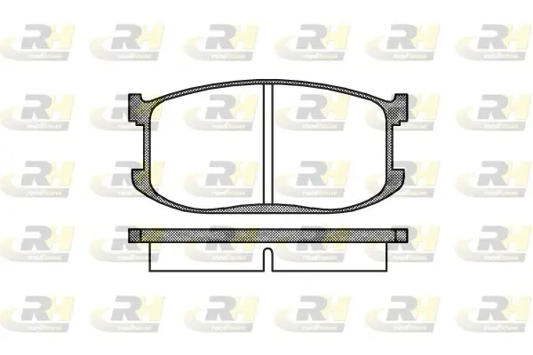 Гальмівні колодки дискові ROADHOUSE 2126.00 (фото 1)