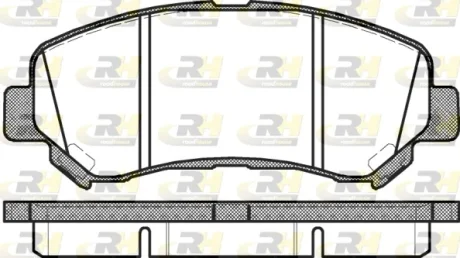 Гальмівні колодки дискові ROADHOUSE 21318.00