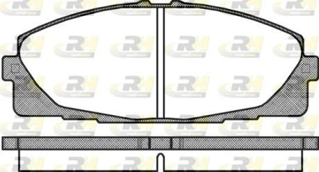 Гальмівні колодки дискові ROADHOUSE 21325.00