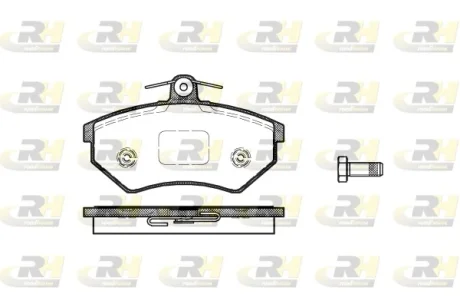 Гальмівні колодки дискові ROADHOUSE 2134.50