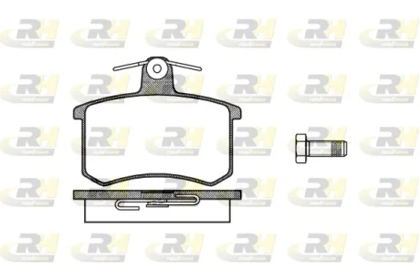 Гальмівні колодки дискові ROADHOUSE 2135.00