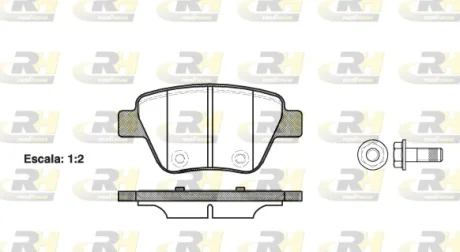 Гальмівні колодки дискові ROADHOUSE 21420.00