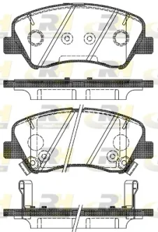 Гальмівні колодки дискові ROADHOUSE 21488.02