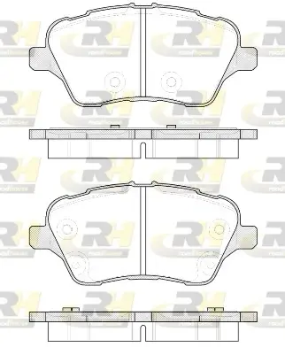 Гальмівні колодки дискові ROADHOUSE 21514.00 (фото 1)