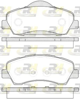 Гальмівні колодки дискові ROADHOUSE 21530.00