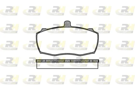 Гальмівні колодки дискові ROADHOUSE 2159.00
