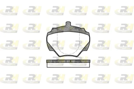 Гальмівні колодки дискові ROADHOUSE 2222.00