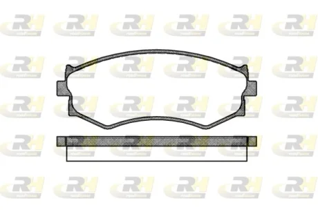 Гальмівні колодки дискові ROADHOUSE 2287.00