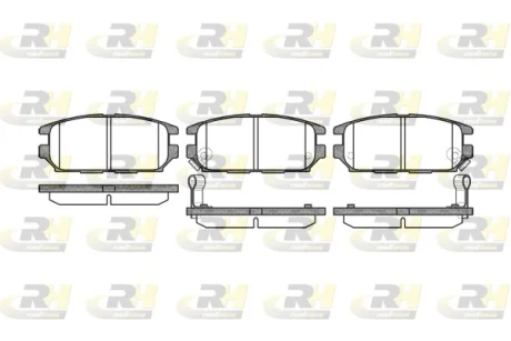 Гальмівні колодки дискові ROADHOUSE 2356.12