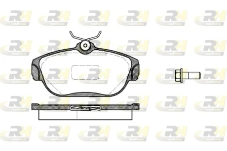 Гальмівні колодки дискові ROADHOUSE 2368.00