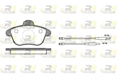 Гальмівні колодки дискові ROADHOUSE 2401.04