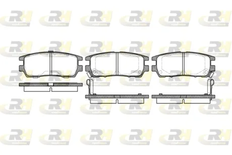 Гальмівні колодки дискові ROADHOUSE 2405.02