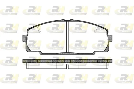 Гальмівні колодки дискові ROADHOUSE 2421.20