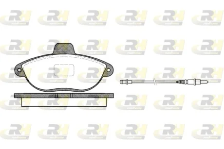 Гальмівні колодки дискові ROADHOUSE 2602.02
