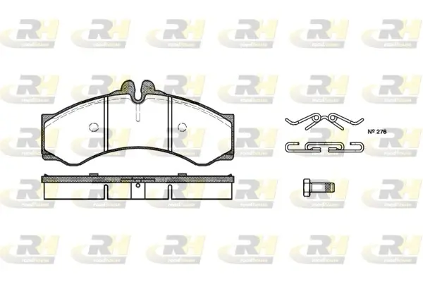 Гальмівні колодки дискові ROADHOUSE 2614.00 (фото 1)