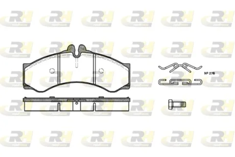 Гальмівні колодки дискові ROADHOUSE 2614.00