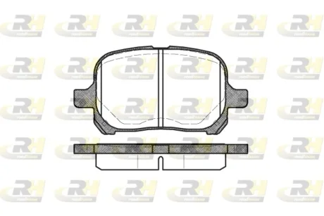 Гальмівні колодки дискові ROADHOUSE 2621.00