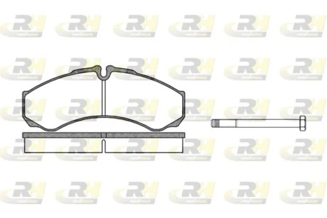 Гальмівні колодки дискові ROADHOUSE 2651.00