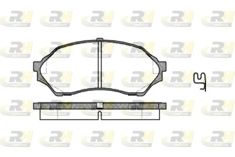 Гальмівні колодки дискові ROADHOUSE 2699.00