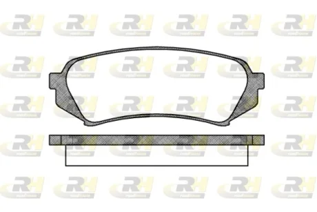 Гальмівні колодки дискові ROADHOUSE 2706.00