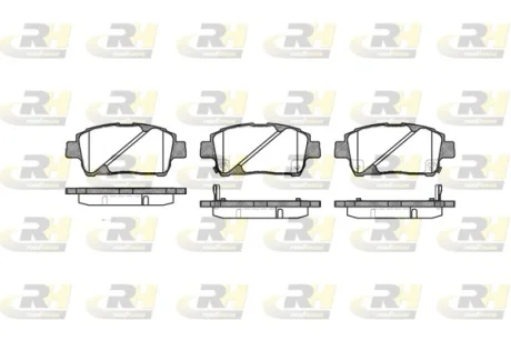 Гальмівні колодки дискові ROADHOUSE 2740.02
