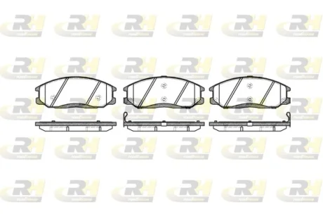 Гальмівні колодки дискові ROADHOUSE 2771.02