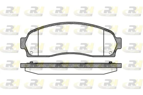 Гальмівні колодки дискові ROADHOUSE 2805.00