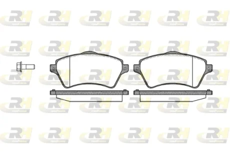 Гальмівні колодки дискові ROADHOUSE 2822.00