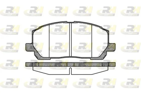 Гальмівні колодки дискові ROADHOUSE 2855.00