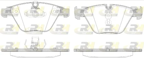 Гальмівні колодки дискові ROADHOUSE 2857.50