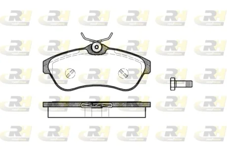 Гальмівні колодки дискові ROADHOUSE 2880.00