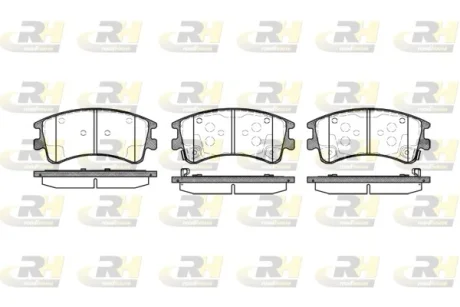 Гальмівні колодки дискові ROADHOUSE 2970.02