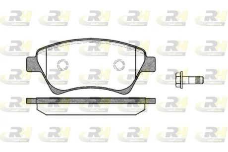 Гальмівні колодки дискові ROADHOUSE 2976.00