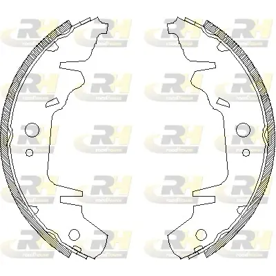 Гальмівні колодки барабанні ROADHOUSE 4020.00 (фото 1)