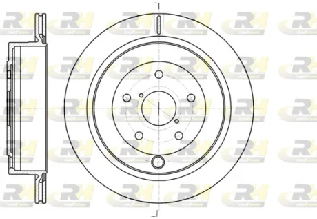 Гальмівний диск ROADHOUSE 61042.10