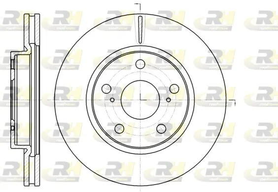 Гальмівний диск ROADHOUSE 61077.10 (фото 1)