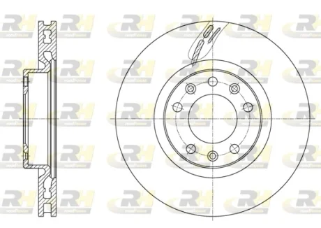 Гальмівний диск ROADHOUSE 61583.10