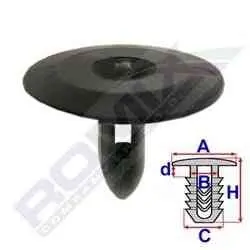 Пістон автомобільний ROMIX RX 10901