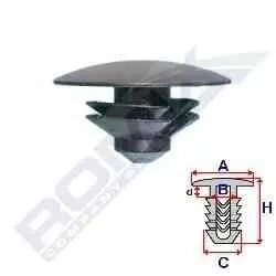 Пістон автомобільний ROMIX RX A82005