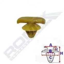 Пістон автомобільний ROMIX RX C60452 (фото 1)