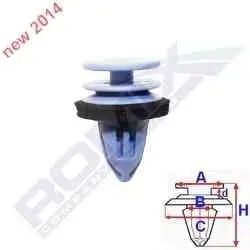 Пістон автомобільний ROMIX RX C60668