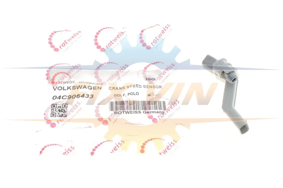 Датчик положення колінвалу VW Caddy/Golf/Passat 1.0-1.6 11- (всередині OE VAG) ROTWEISS 04C906433 (фото 1)