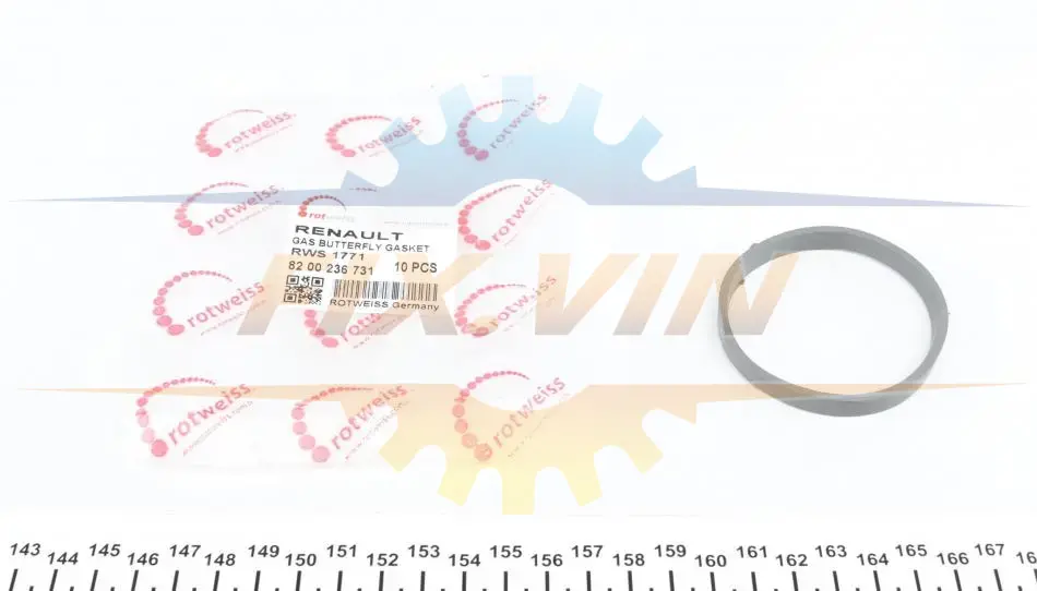 Прокладка дросельної заслонки Renault Megane II 1.4/1.6 16V 03- (K4M/K4J) ROTWEISS RWS1771 (фото 1)