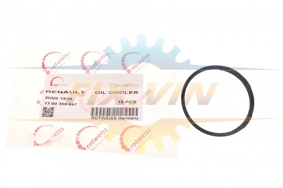Прокладка радіатора масляного Renault Trafic 1.9 dCi (F9Q) ROTWEISS RWS1854 (фото 1)