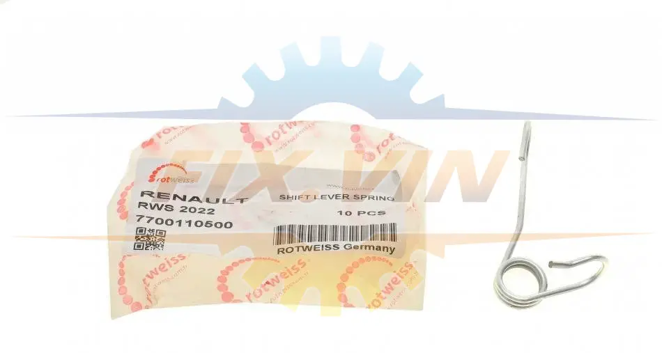 Пружина куліси КПП Renault Kangoo/Clio/Master/Laguna 98- ROTWEISS RWS2022 (фото 1)