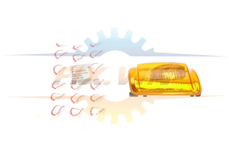 Повторювач повороту на дзеркало Ford Transit 14- (R) (жовтий) ROTWEISS RWS2186 (фото 1)